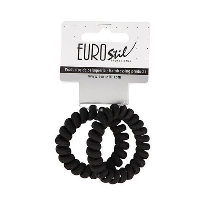 Pack 2 Black Lined Spiral Slings