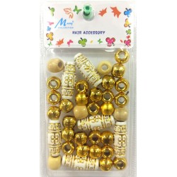 Mix Style Hair Beads Gold...
