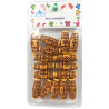 Fancy Wooden Beads B200W12 - Murry