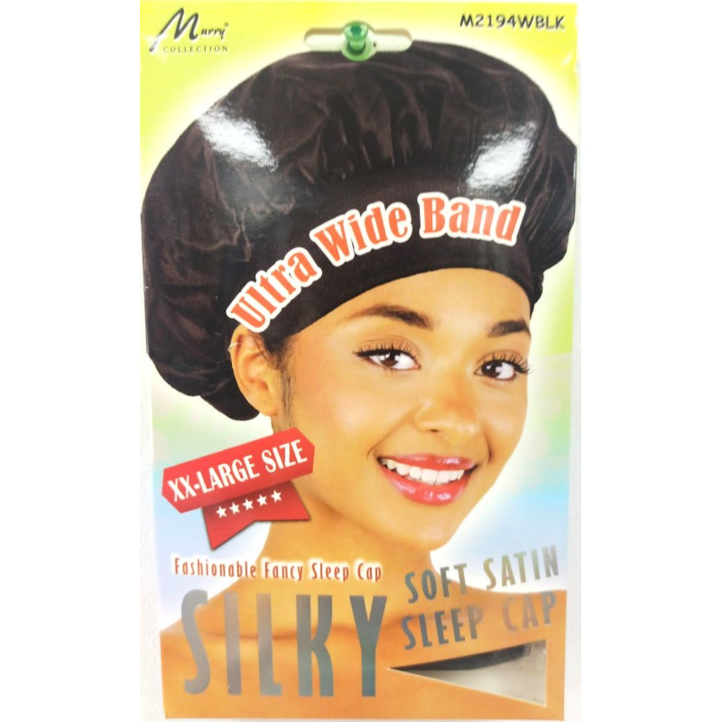 Ultra Wide Band Silky Cap Black M2194WBLK