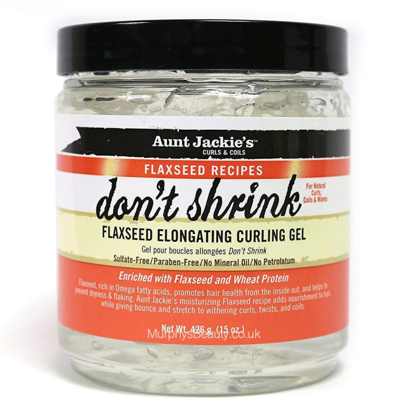 Flaxseed Dont Shrink Curling Gel 15oz - Aun't Jackie's