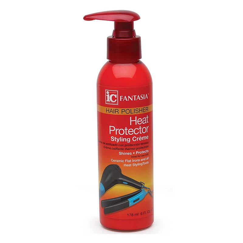 Hair Polisher Heat Protector Styling Cream 6oz - Fantasia IC