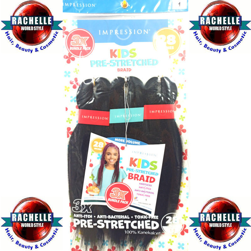 Pelo De Trenza Infantil 3x - Impression