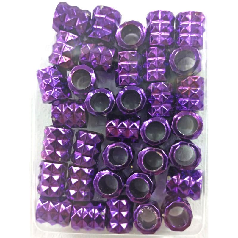 Fancy Hair Beads Purple - Murry