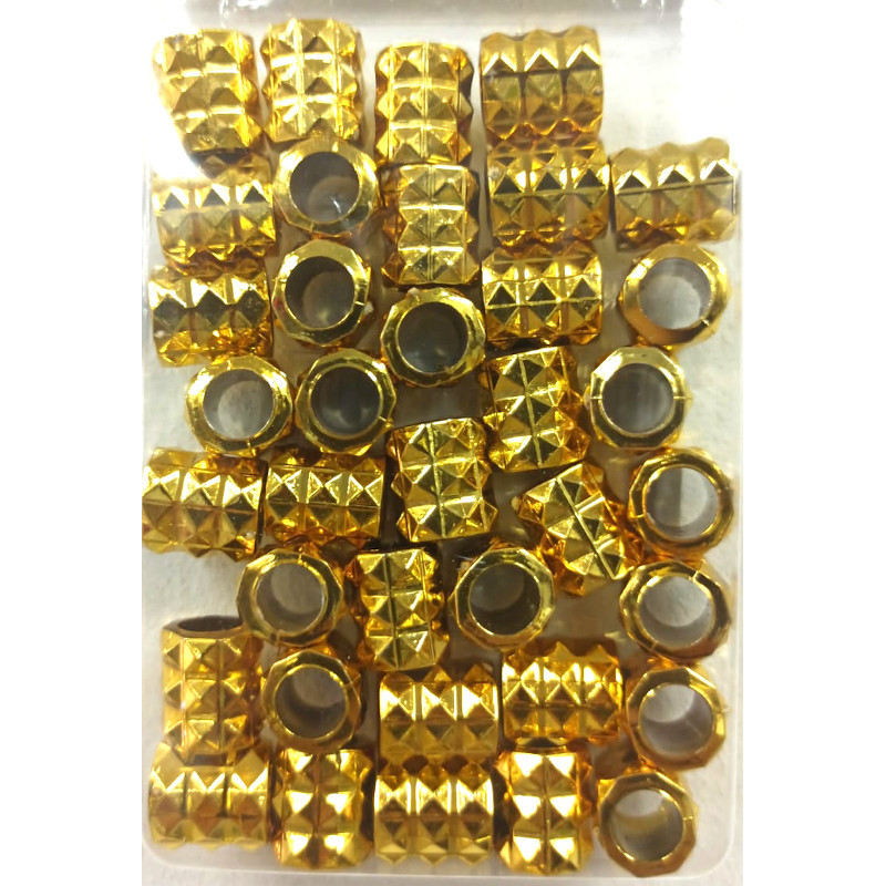 Fancy Hair Beads Gold - Murry