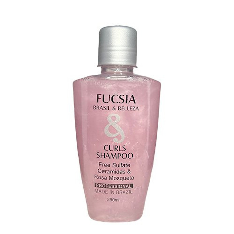 Fucsia Shampoo Ceramides and Rosehip Curly 260ml