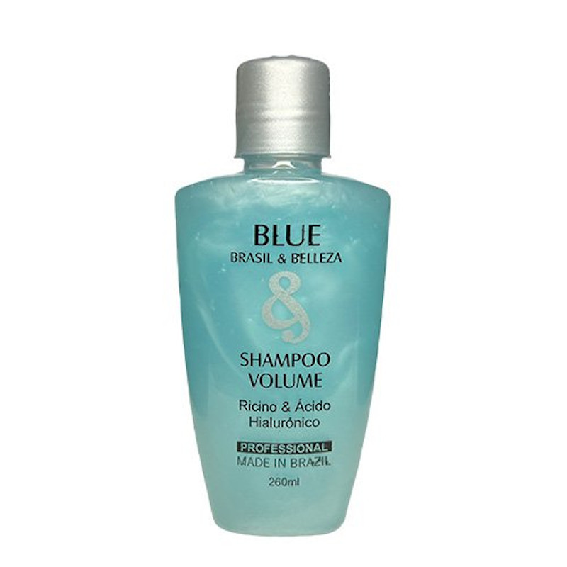 Blue Shampoo Castor Oil and Hyaluronic Volume 260ml