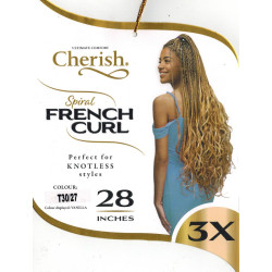 3X Spiral French Curl Braid...