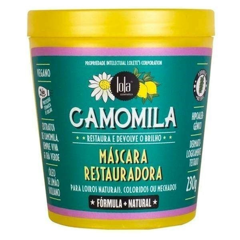 Camomila Mascarilla 230gr - Lola Cosmetics