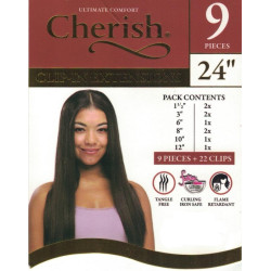 Synthetic Clip In Hair 24"...