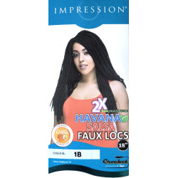 Havana Salsa Faux Locs 18"...