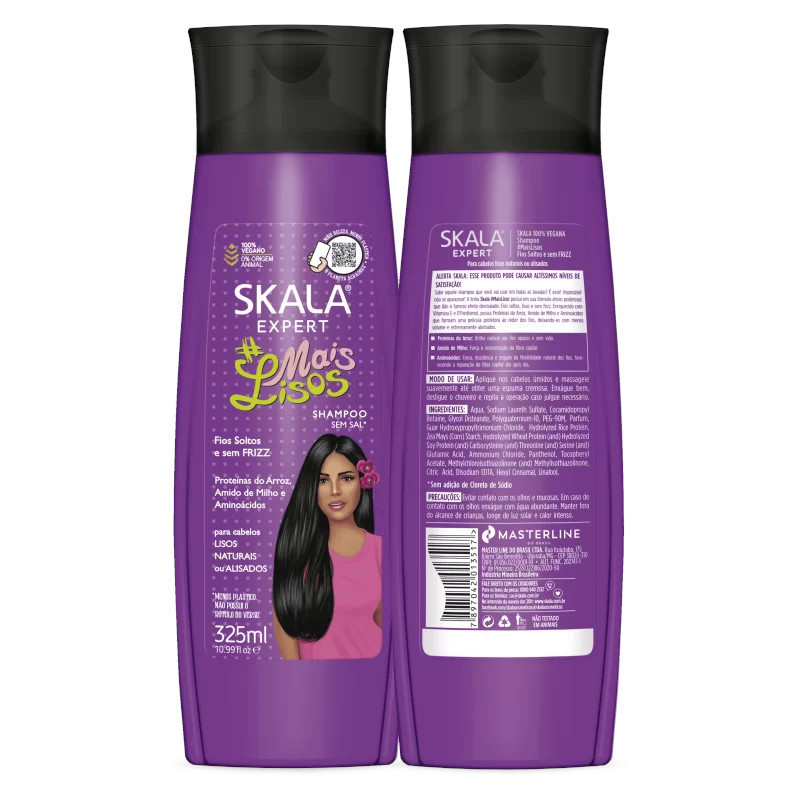 Extra Lisos Champú 325ml - Skala