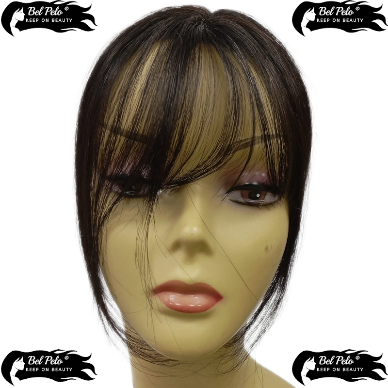 Natural Hair Topper With Fringe