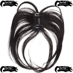 Natural Hair Topper With Fringe