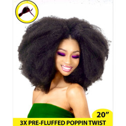 3X Pre-Fluffed Poppin Twist...