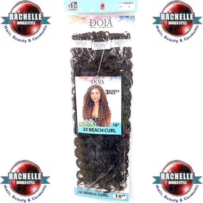 3x Beach Curl 18" - Doja