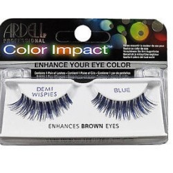 Eyelashes Natural  Color Impact Demi Wispies Blue