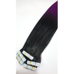 Tape Hair 20" Straight Color T1/purple