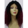 Custom Lace Wig Beach Curl T1BBG
