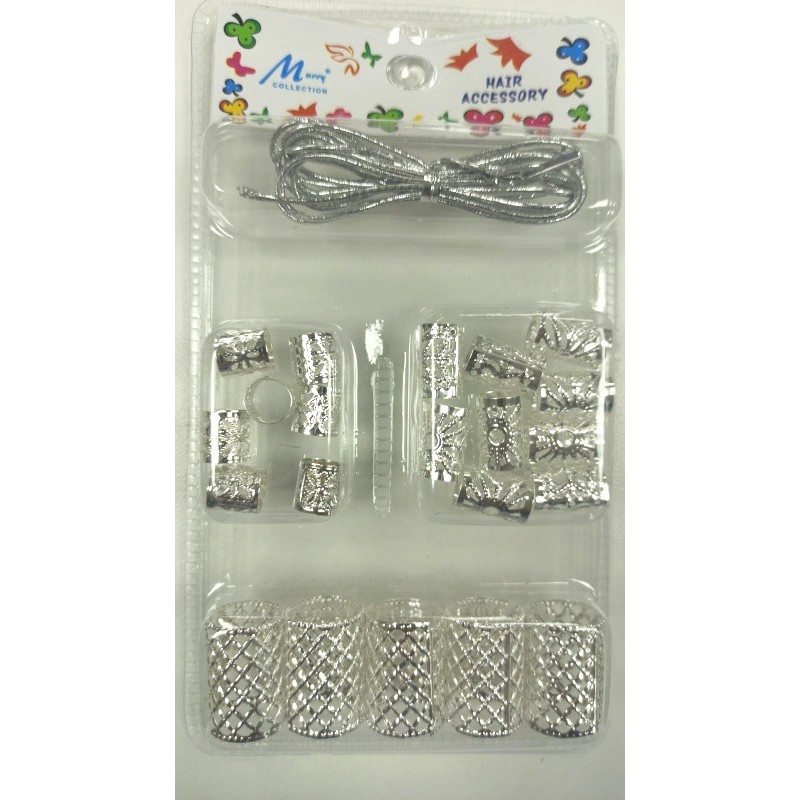 Metal Silver Beads Mix Size MC56S