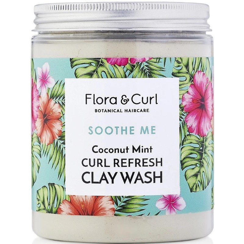 Coconut Mint Curl Refresh Clay Wash