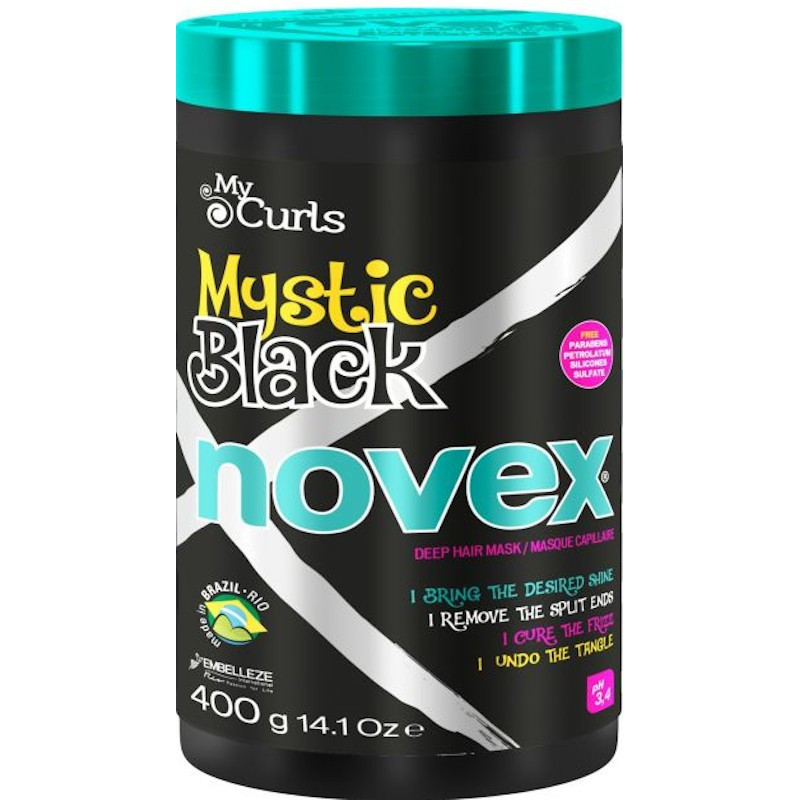 Mystic Black Deep Hair Mask 400gr - Novex