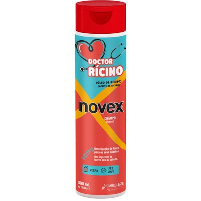 Castor Oil Shampoo Salt Free 300ml - Novex