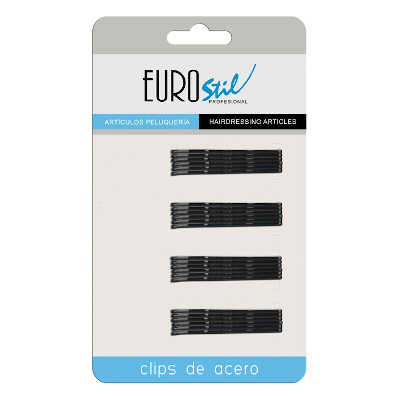 Carton 24 Clips Ond. Negro 50 Mm